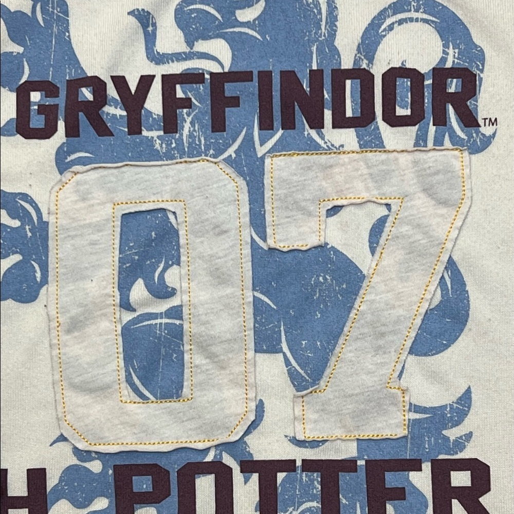 Harry Potter Gryffindor 07 Woman Sz L 12-14 Lightweight Sweatshirt long sleeved - Picture 4 of 7